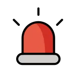 Police Car Light SVG Icon